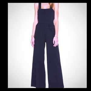 ROLLA’S Sailor Flare Jumpsuit in Navy